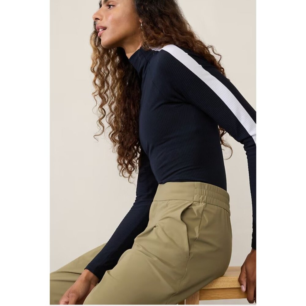 New Athleta Size 0 Pinnacle Trouser Olive Branch Green - Picture 4 of 7